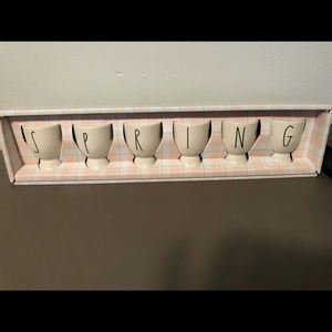 Rae Dunn Spring Egg Cups New